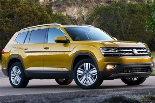 9. Volkswagen Atlas 2019 (giá khởi điểm: 30.895 USD).