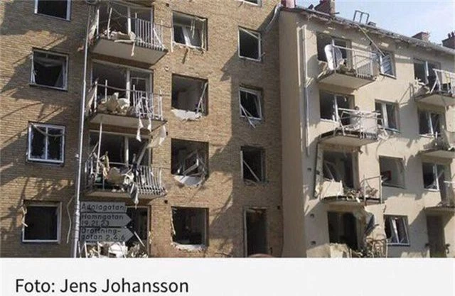 Khu chung cư Thụy Điển như “bãi chiến trường” sau vụ nổ rung chuyển - 3