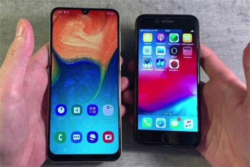 Cùng tầm giá, chọn iPhone 7 cũ hay Samsung Galaxy A50 