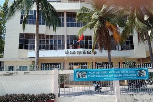 Sở GD-ĐT Bình Thuận, nơi ông Hòa công tác (Ảnh: Báo NLĐ)