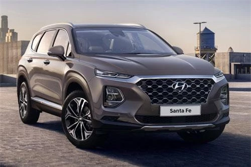 4. Hyundai Santa Fe (doanh số: 35.896 chiếc).