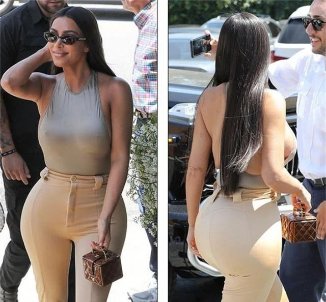 Kim Kardashian mặc táo bạo ra phố - 5