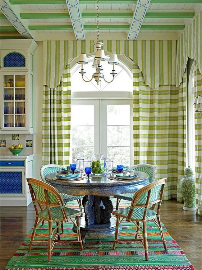Xu hướng thiết kế phòng ăn màu xanh lá cây phong cách tươi mới lại dễ chịu, hợp thời - Ảnh 5.