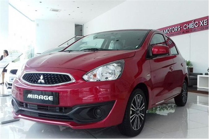 Mitsubishi Mirage giảm giá 50 triệu tại Việt Nam