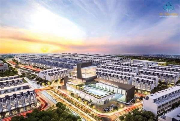 Dự án KDC cao cấp Phúc Long - D'Villa Centa, quy mô 9,5ha tọa lạc tại trung tâm TP Tân An đang dần hình thành. 