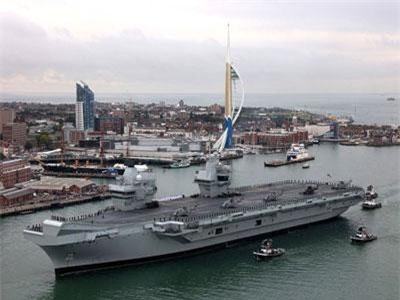 Choáng với phòng gym 4 sao trên tàu sân bay Anh