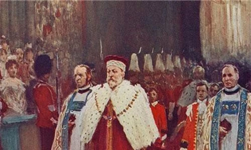  Vua Edward VII (giữa).