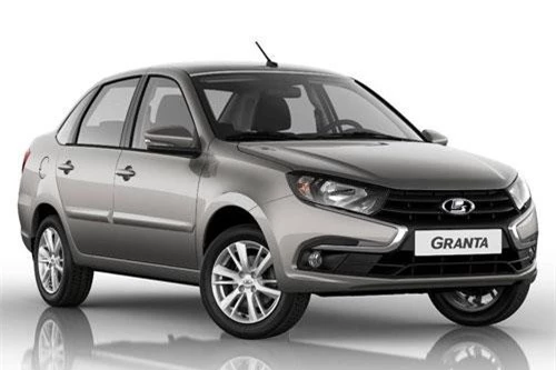 1. Lada Granta (doanh số: 52.373 chiếc).