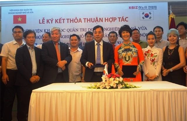 Viện Khoa học Quản trị Doanh nghiệp nhỏ và vừa (SISME) ký Thỏa thuận hợp tác với Hiệp hội Doanh nghiệp nhỏ và vừa Hàn Quốc tại Hà Nội (KBIZ Hà Nội)