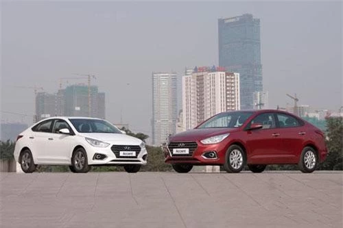 3. Hyundai Accent (doanh số: 1.585 chiếc).