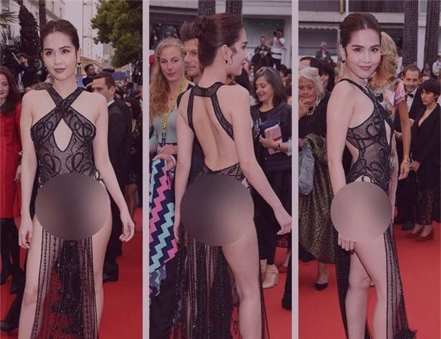 Độc giả phương Tây tiếp tục phản ứng về phục trang của Ngọc Trinh ở Cannes - 2