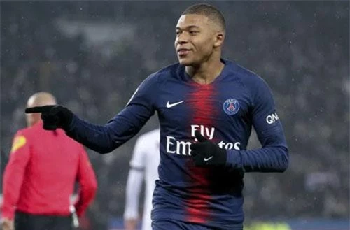 7. Kylian Mbappe (PSG). Tổng thu nhập: 30,6 USD/năm.