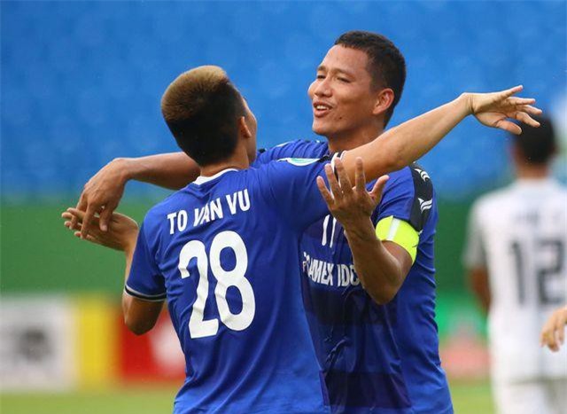 Anh Đức ghi bàn, B.Bình Dương đánh bại CLB Quảng Nam