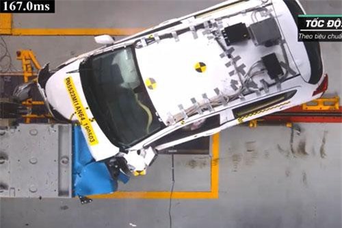 CLIP: VinFast Fadil kiểm tra khả năng va đập tại Hàn Quốc