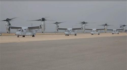 CLIP: Thủy quân lục chiến Mỹ điều động 43 máy bay trong cuộc tập trận "khủng"