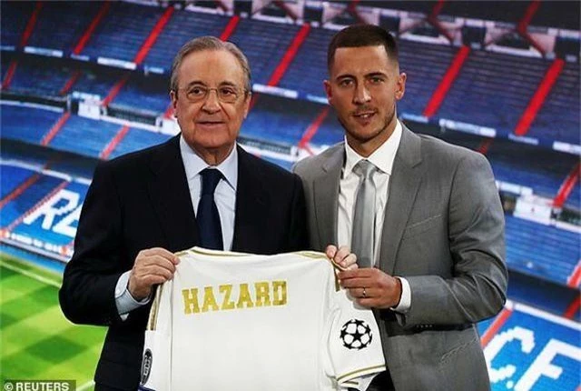 Eden Hazard rạng rỡ ra mắt 50.000 cổ động viên Real Madrid - 8