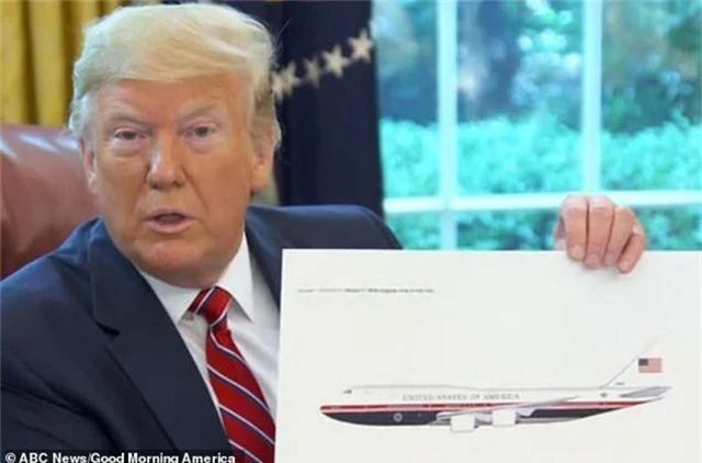 Ông Trump hé lộ diện mạo mới của chuyên cơ ”Không lực Một - 1