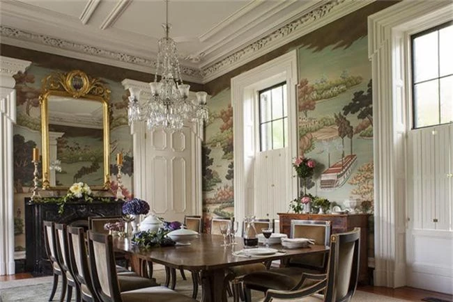 Những thiết kế phòng ăn dành riêng cho những gia đình yêu thích phong cách cổ điển - Ảnh 10.