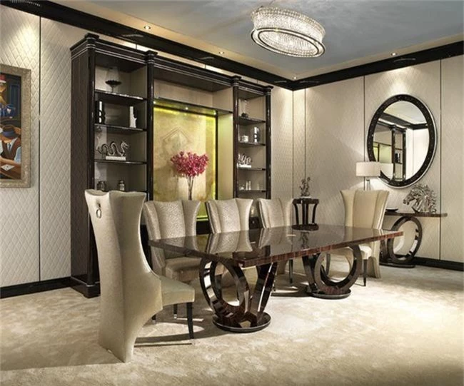 Những thiết kế phòng ăn dành riêng cho những gia đình yêu thích phong cách cổ điển - Ảnh 7.