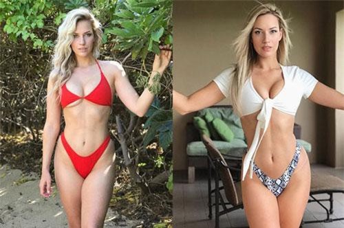 Ngắm vòng 1 nặng trĩu của bóng hồng quyến rũ nhất làng golf thế giới