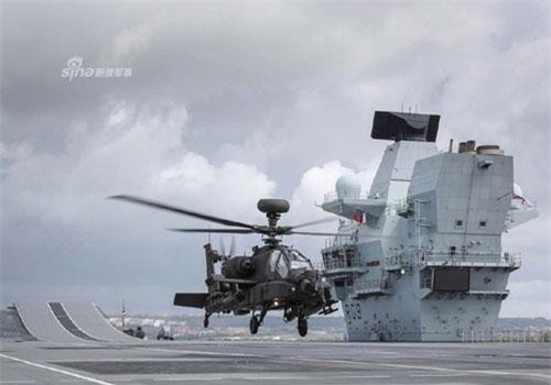 Ngạc nhiên "người đá cặp" cùng F-35 trên tàu sân bay Queen Elizabeth