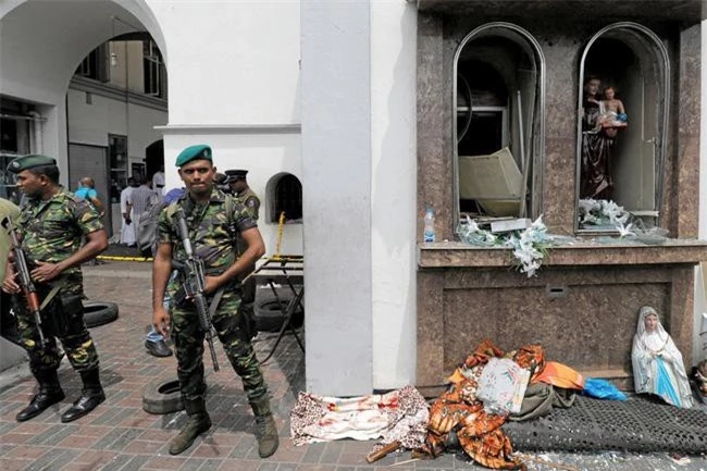 Đánh bom khủng bố vào Lễ Phục sinh tại Sri Lanka. (Ảnh: Reuters)