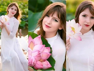 Hot girl DJ xinh như búp bê chụp ảnh cùng sen, nhưng ngoài đời thì lại gợi cảm không kém phần ai