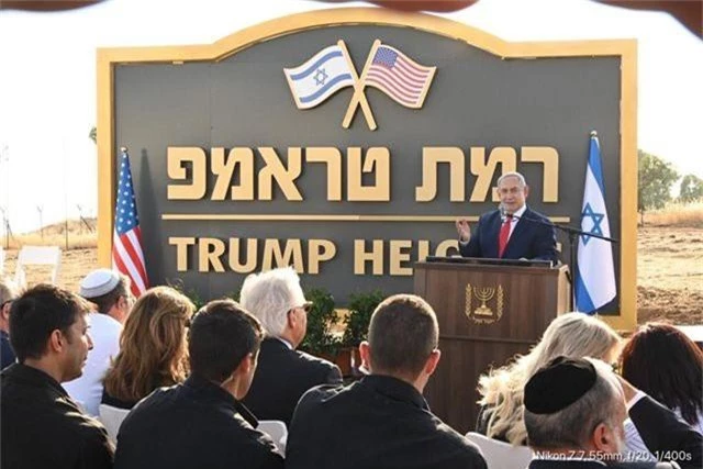 Israel công bố Cao nguyên Trump, cảm ơn Mỹ công nhận cao nguyên Golan - 1