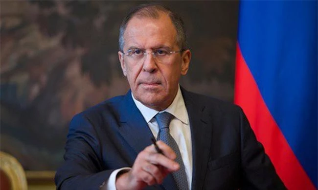 Ngoại trưởng Nga Sergei Lavrov. Ảnh: AP.