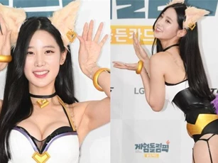 Nữ idol K-pop vô danh bỗng nổi như cồn với màn cosplay K/DA Ahri theo style "bức tử" vòng 1