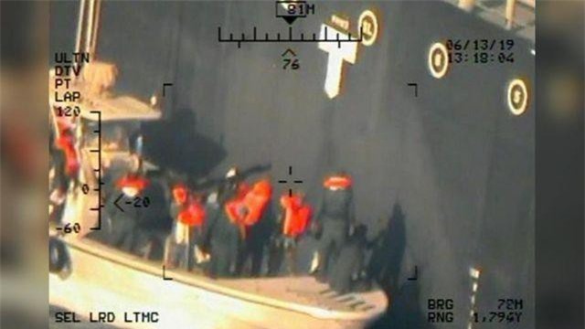 CLIP: Mỹ công bố thêm bằng chứng tố Iran tấn công tàu dầu