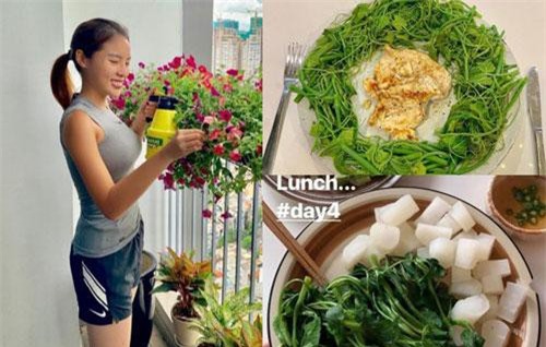 Không thừa nhận béo lên, nhưng Kỳ Duyên vẫn lao vào giảm cân với thực đơn không tinh bột