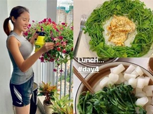 Không thừa nhận béo lên, nhưng Kỳ Duyên vẫn lao vào giảm cân với thực đơn không tinh bột