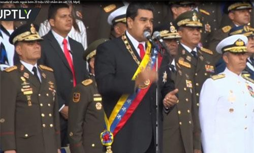 CLIP: Tổng thống Nicolas Maduro tố nhiều thế lực chi tiền "khủng" ám sát ông 