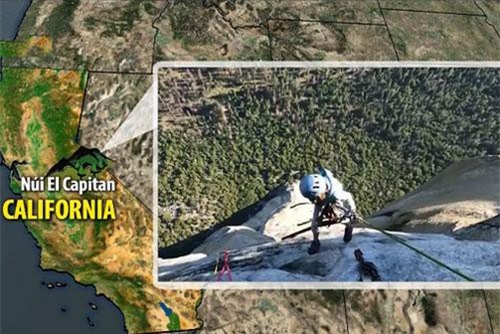 Cô bé 10 tuổi chinh phục núi đá dựng đứng