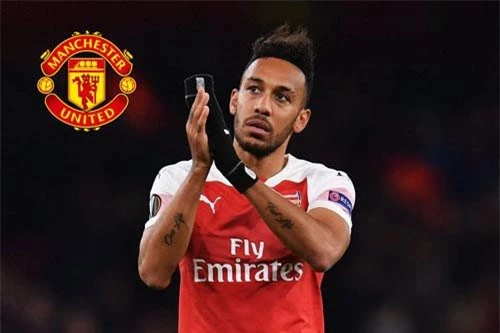 Aubameyang được M.U nhắm tới để thay Lukaku.