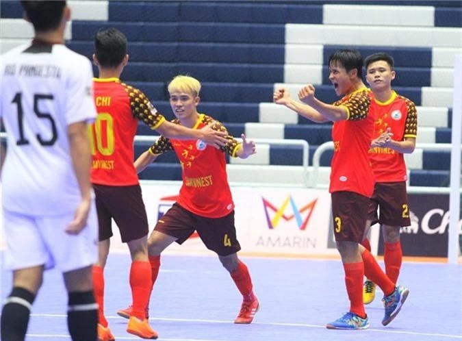 Futsal Sanvinest Sanatech Khánh Hòa tạo cột mốc mới ở sân chơi Đông Nam Á