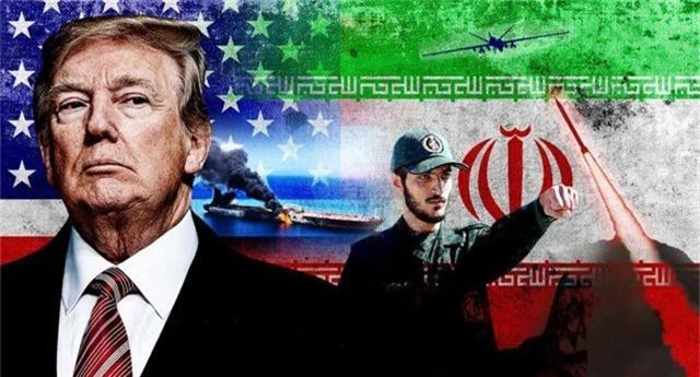 Tổng thống Donald Trump đang vướng vào thế khó trong quan hệ căng thẳng với Iran (Ảnh minh họa: Yahoo News)