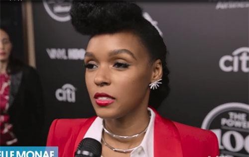 CLIP: Ca sĩ Janelle Monae xinh đẹp tại sự kiện