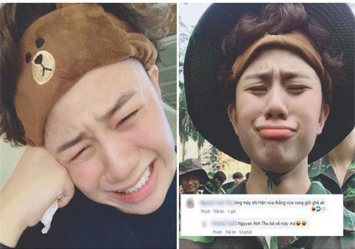 Sau 1 ngày đi quân sự, Bảo Hân đã chịu tút tát lại hàng lông mày nhưng bất ngờ vẫn bị nhận xét "vừa thẳng vừa cong"