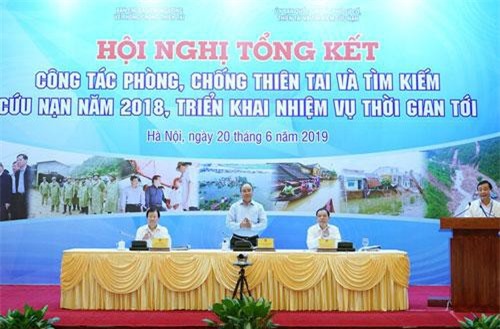 Thủ tướng chủ trì hội nghị toàn quốc phòng chống thiên tai