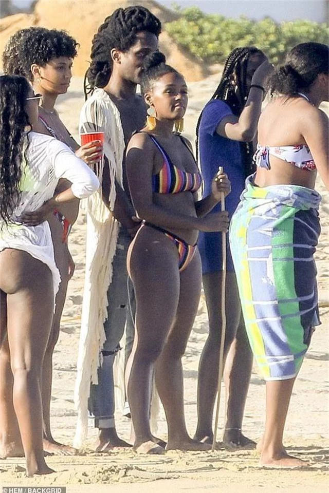 Janelle Monae bốc lửa với bikini nhiều màu - 9