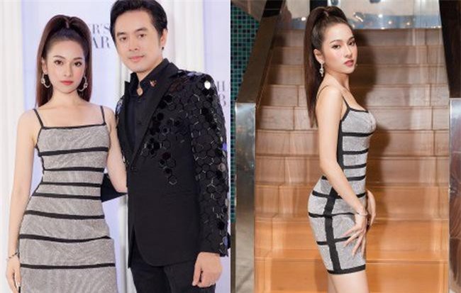 Bà xã Dương Khắc Linh diện đầm bó sát, pose dáng đủ các góc đập tan nghi vấn mang thai