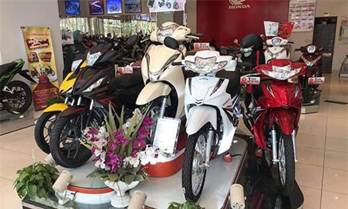 Xe máy tại Việt Nam giảm giá trong tháng 6/2019