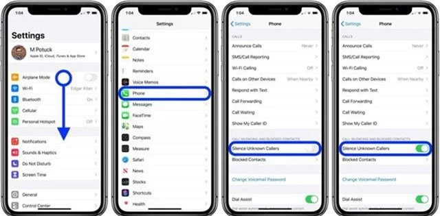 Cách tự động tắt tiếng cuộc gọi từ những số máy lạ trên iOS 13 - Ảnh 1.