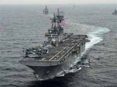 Mỹ đưa nhóm tàu chiến chở hàng nghìn lính và máy bay áp sát Iran