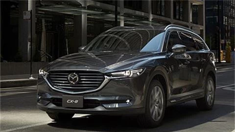 Mazda CX-8, biến thể giá rẻ của CX-9 có gì để đấu Hyundai Santa Fe 2019