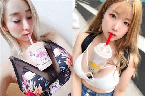 Hội mê trà sữa đã tìm ra cách 'đọ ngực khủng' vô cùng độc đáo, ai xem cũng thán phục
