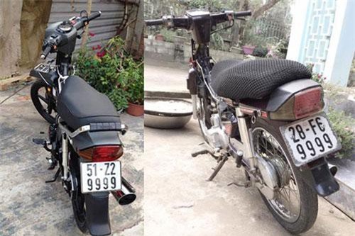 Mê mẩn trước dàn xe Honda Dream biển số tứ quý