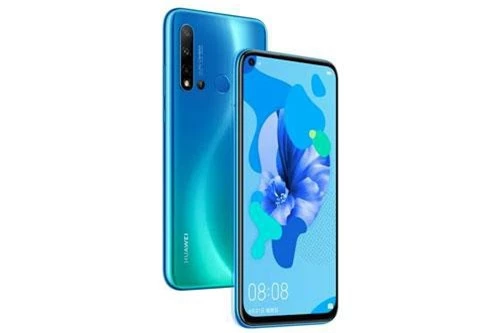 Huawei Nova 5i sở hữu thiết kế khung kim loại, 2 bề mặt phủ kính cường lực. Máy có kích thước 159,1x75,9x8,3 mm, cân nặng 178 g.